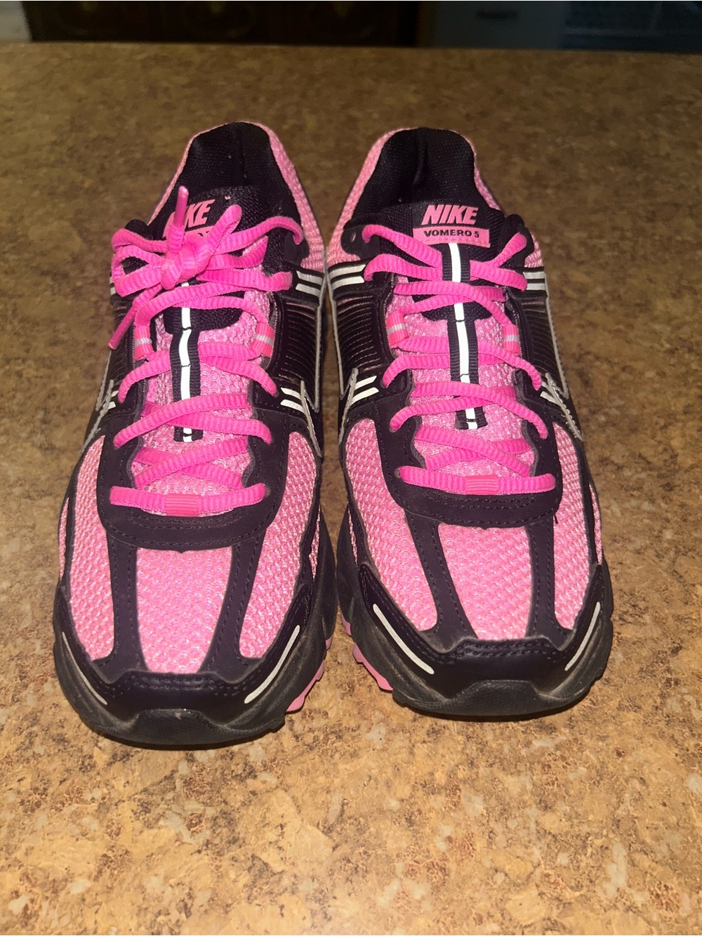 Nike Women’s Pink and Black Athletic Running Shoes
